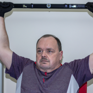 a professional appealing image of a caucasian man or woman exercising in a gym 976 300x300